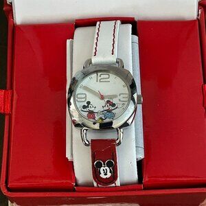 Disney Women's SII Marketing Intl Mickey & Minnie Mouse Watch **NEW**